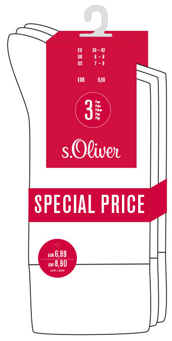 s.Oliver Basic Socken Special Price | 3Paar
