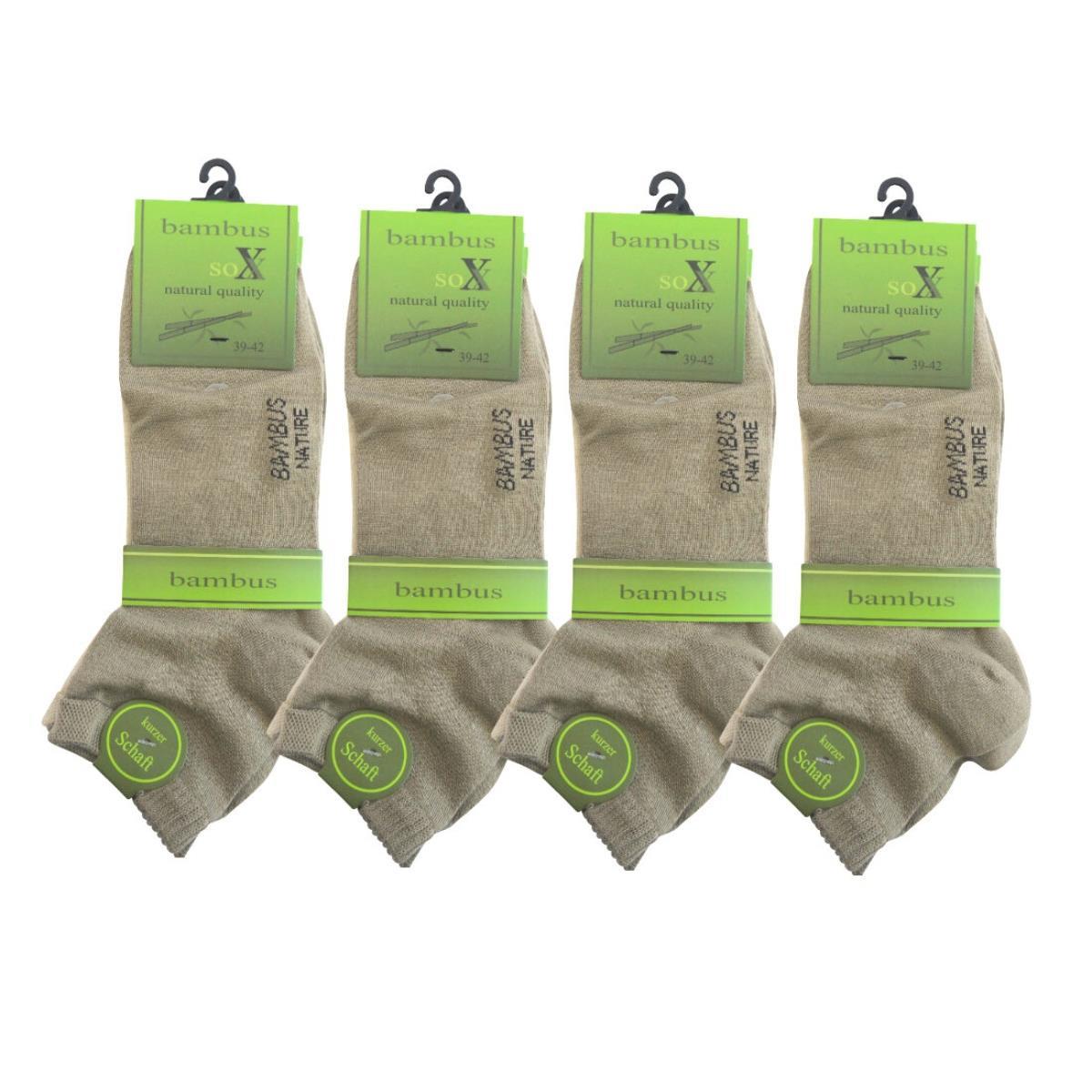 Bambus Socken kurzer Schaft 3,6,9 oder 12 Paar