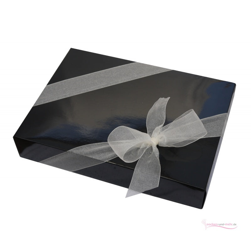 Geschenkverpackung groß in schwarz
