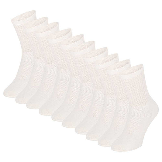 Tennissocken weiß in 10, 20, 30 oder 40er Pack