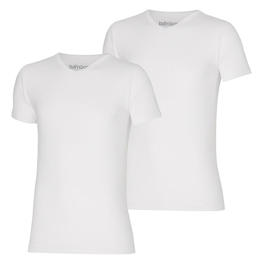 Herren Bambus TShirt V Ausschnitt | 2 Stk.