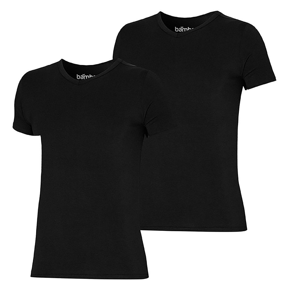 Herren Bambus TShirt V Ausschnitt | 2 Stk.