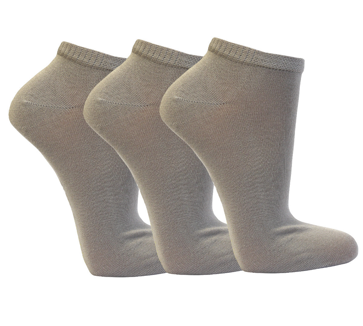 Bambus Sneakerssocken beige | 3Paar