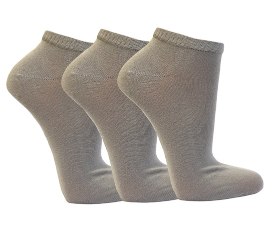 Bambus Sneakerssocken beige | 3Paar