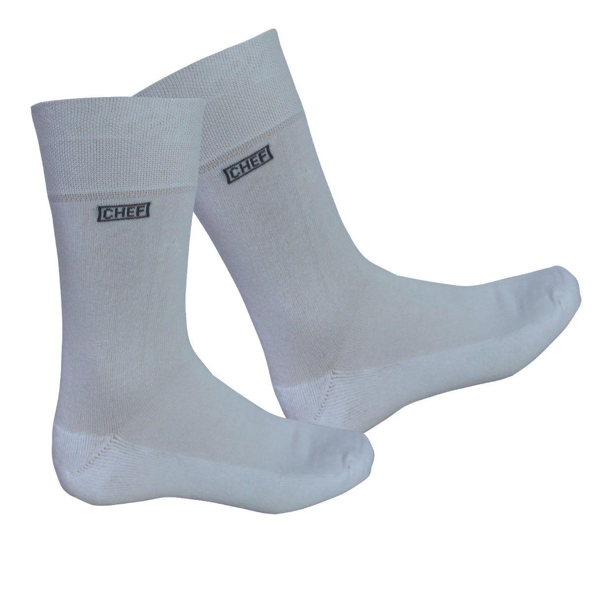 Socken weiß für Köche und Küchenchefs | 2Paar
