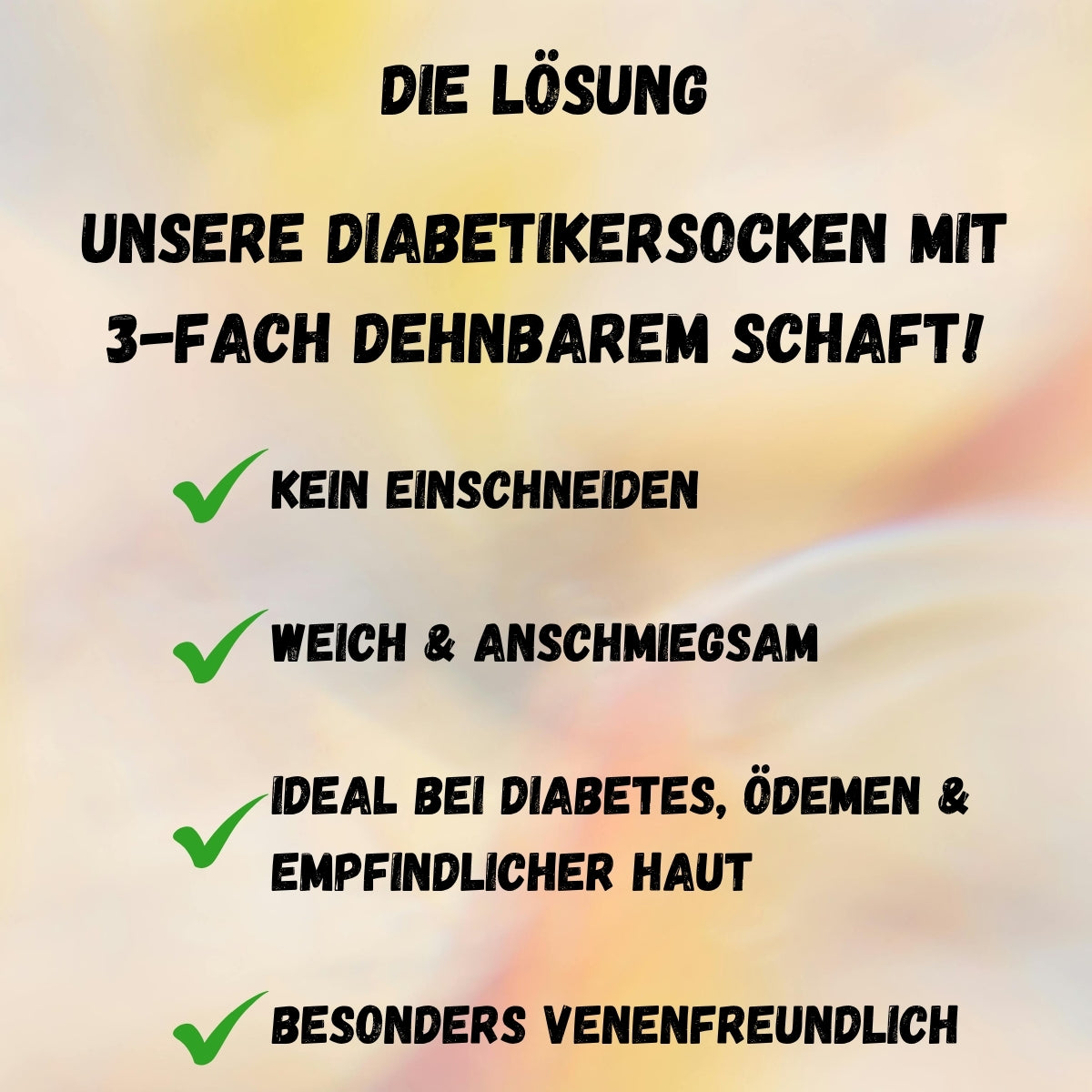 Socken extrem dehnfähig (3fache Dehnung)