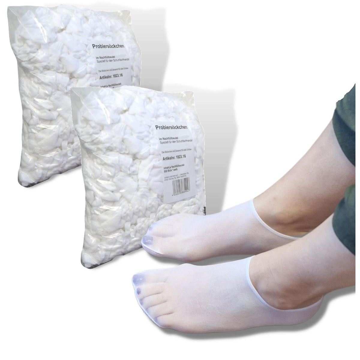 Bentini Probierstrümpfe | Probiersocken im Nachfüllbeutel