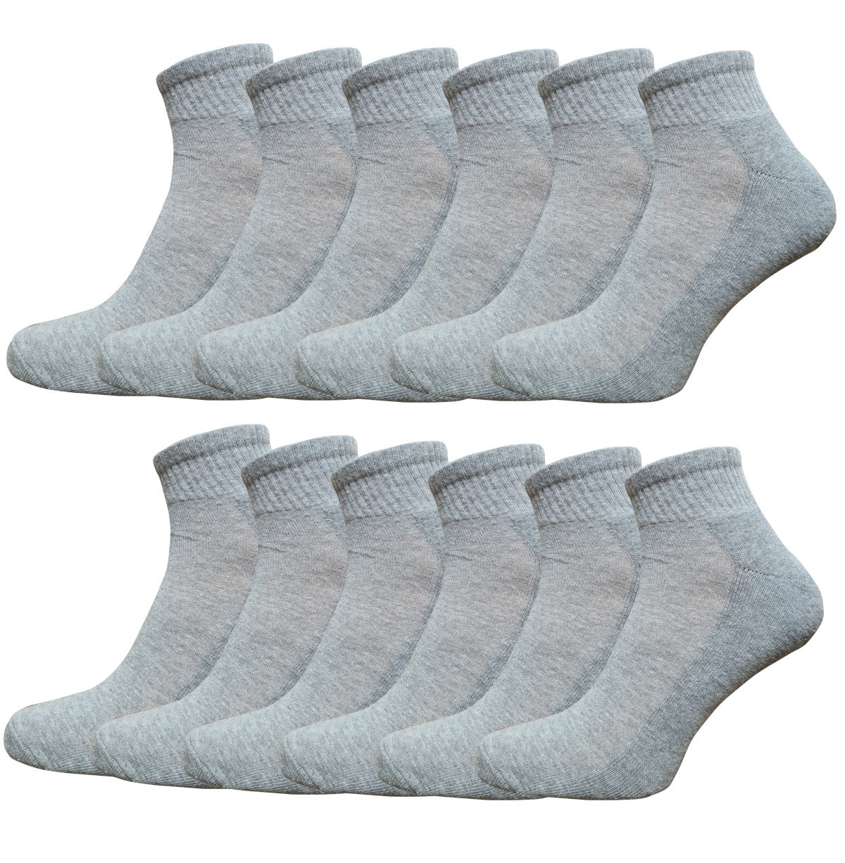 Sportsocke kurzer Schaft grau