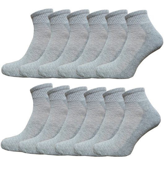 Sportsocke kurzer Schaft grau