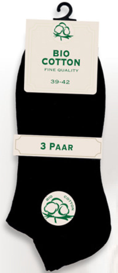 Sneakersocke Bio Cotton Unisex | 3 Paar