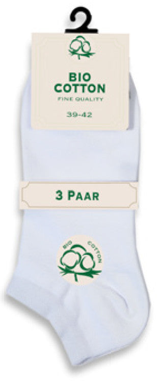Sneakersocke Bio Cotton Unisex | 3 Paar