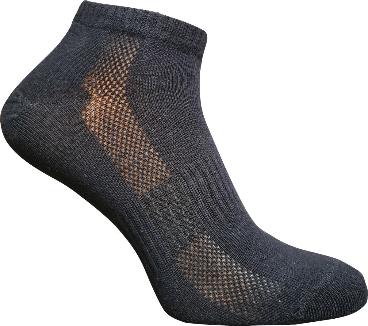 Klimaregulierende Sneaker Socken schwarz