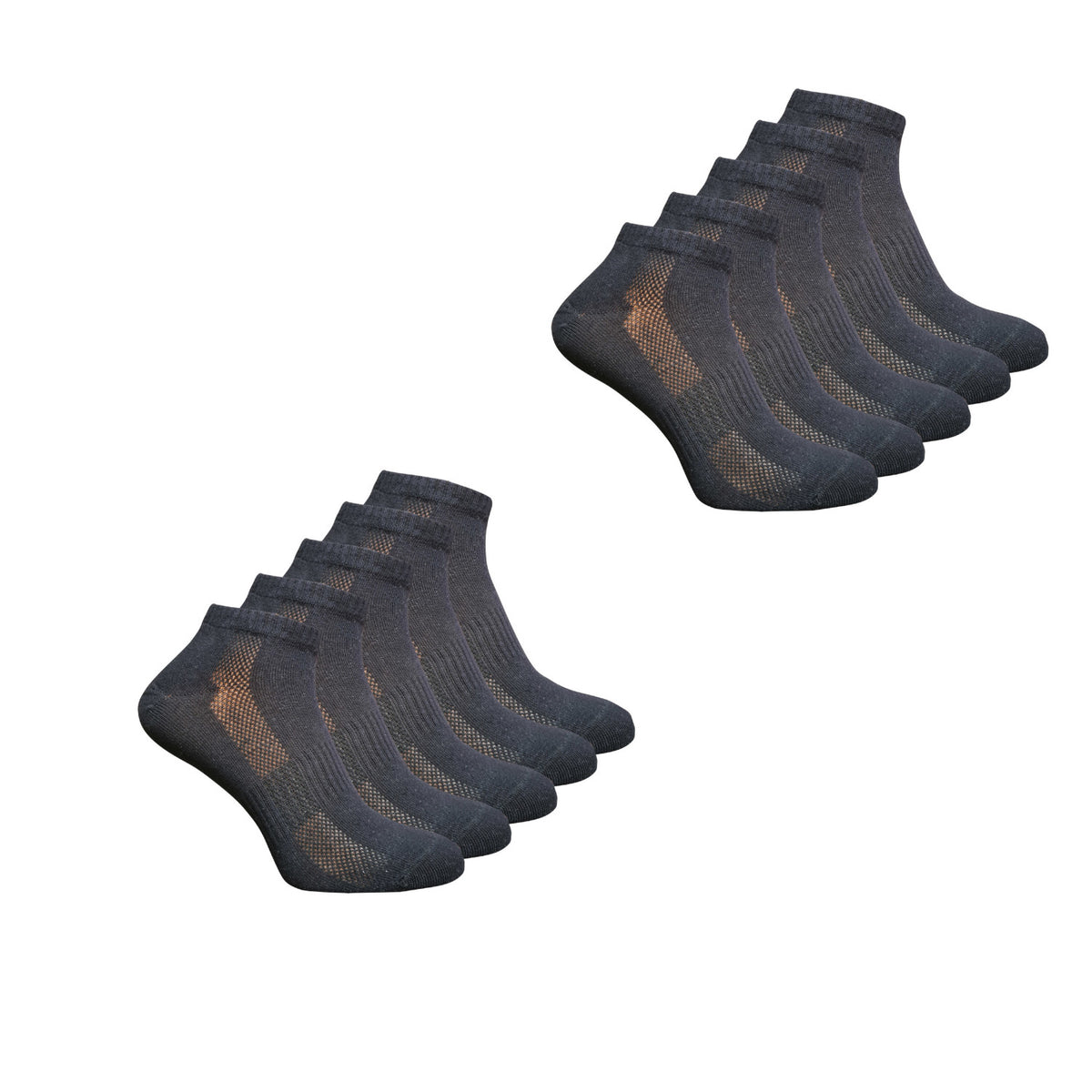 Sneakersocken mit Anti-Loch Garantie in schwarz ✓