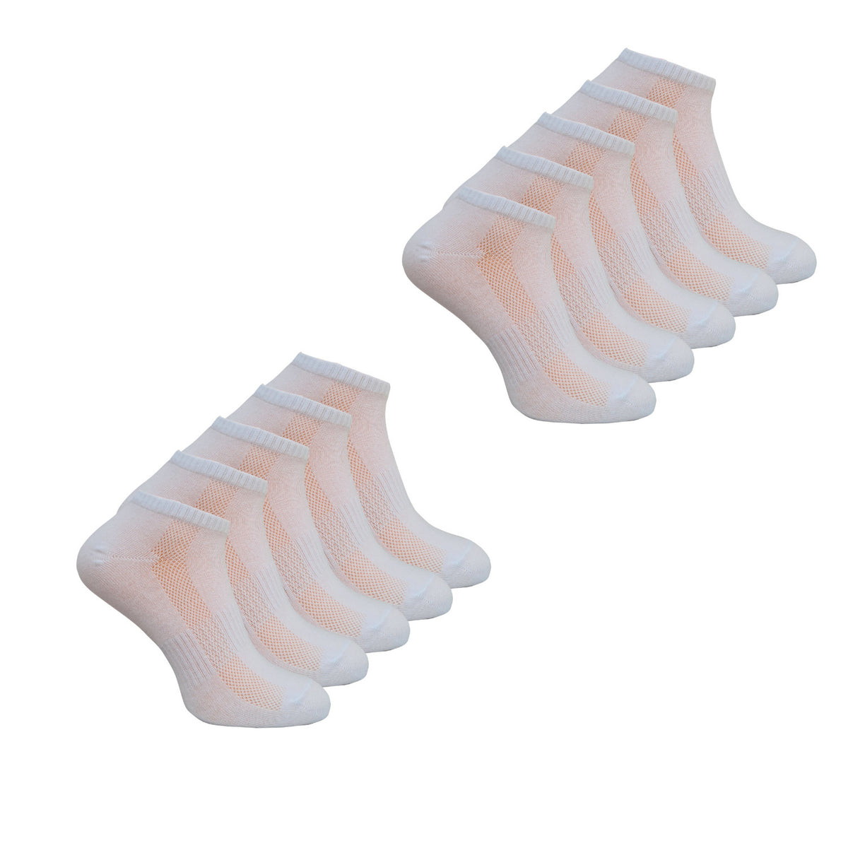 Sneaker Socken mit Anti-Loch Garantie weiß