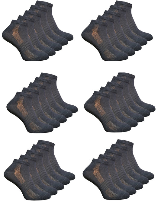 Sneakersocken mit Anti-Loch Garantie in schwarz ✓