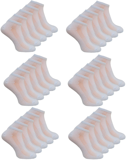 Sneaker Socken mit Anti-Loch Garantie weiß