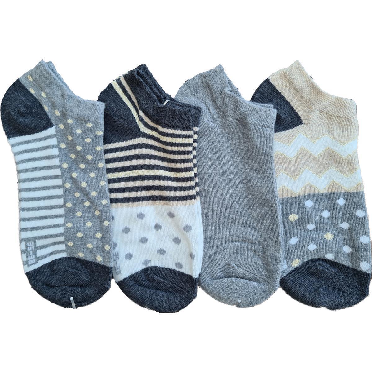 Sneakersocke Mustermix | 4 Paar