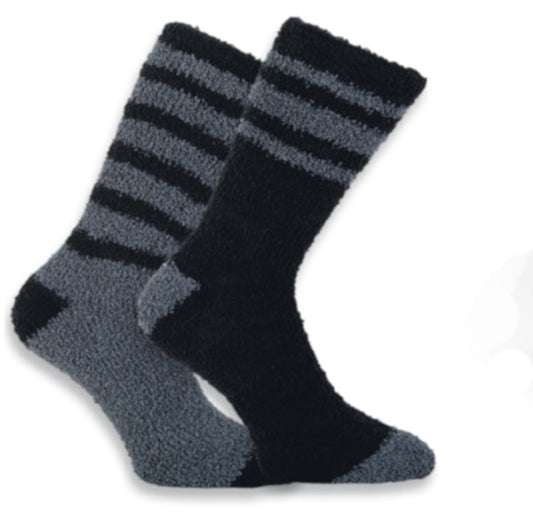 Kuschelsocken Herren in schwarz | 2Paar