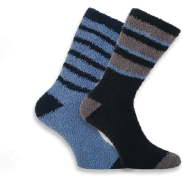 Kuschelsocken Herren in schwarz | 2Paar