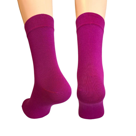 Socken purpurwein (beerenfarben) | 2Paar