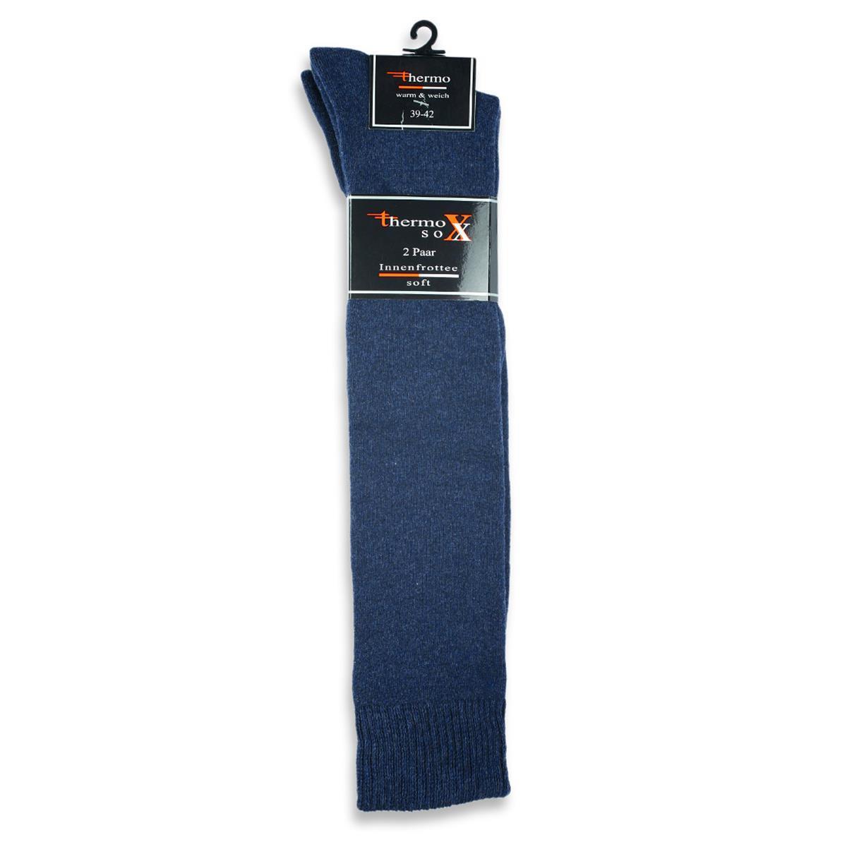 Thermo Kniestrümpfe mit Softbund | 2Paar
