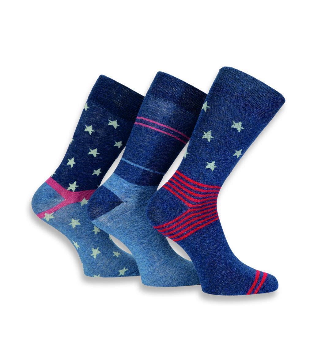 Gemusterte Socken | 3 Paar