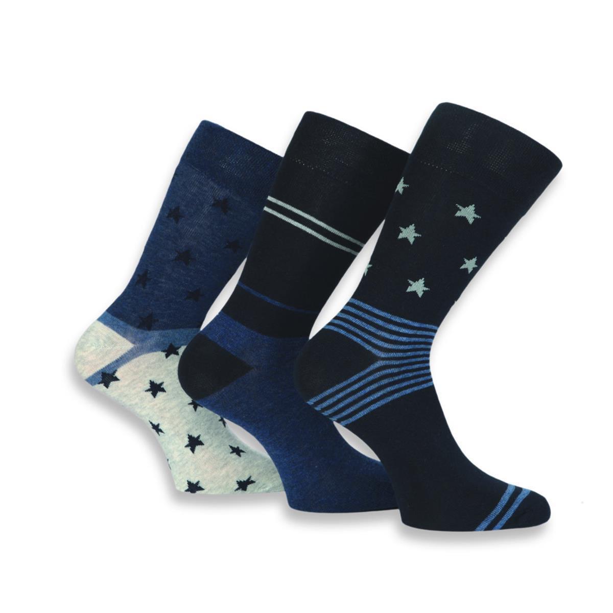 Gemusterte Socken | 3 Paar