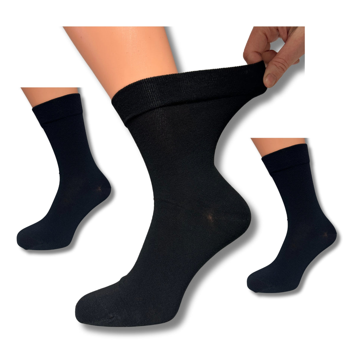 Diabetikersocken extra weit | 3 Paar