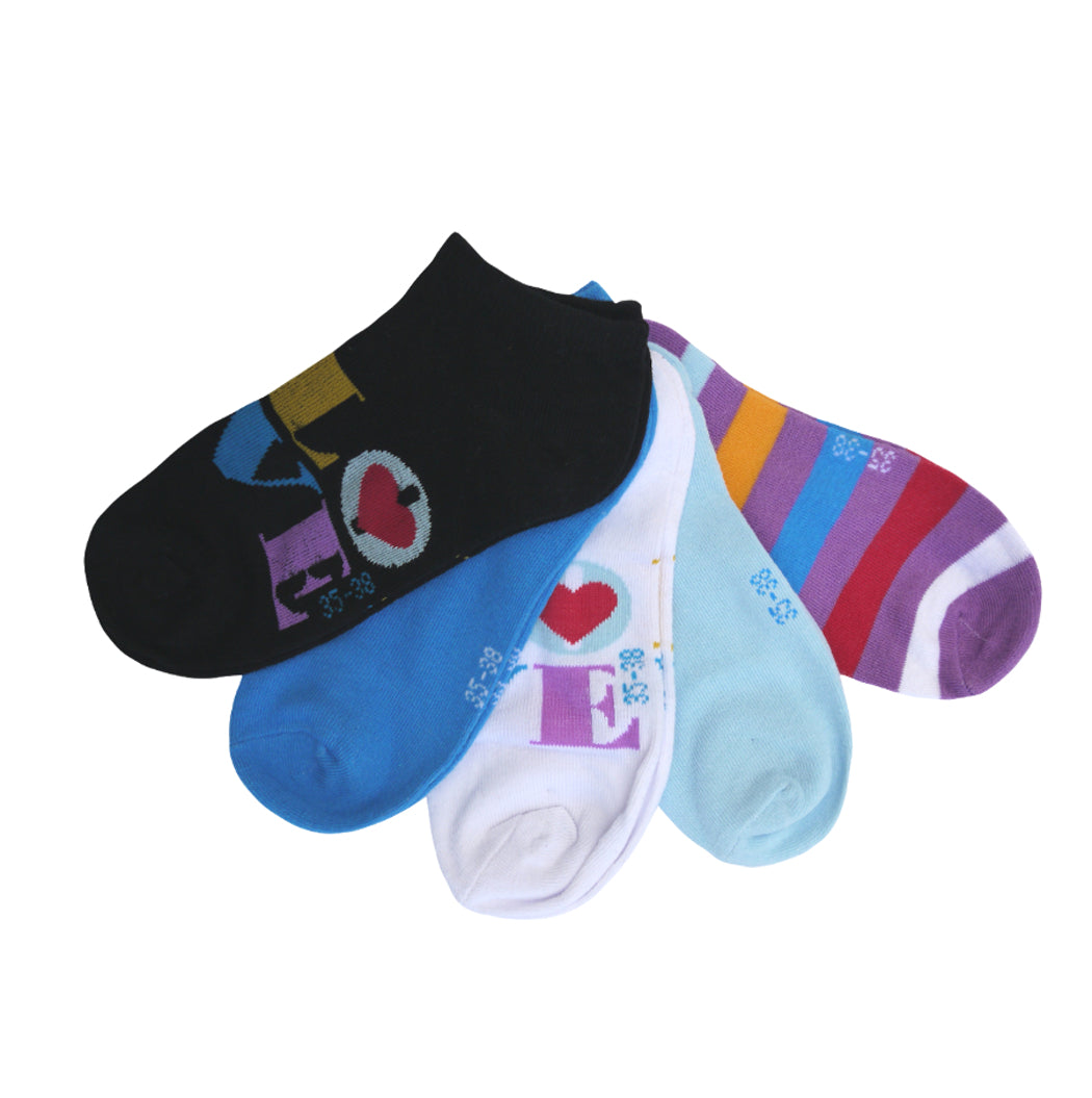 Kinder Sneakersocken | 5 Paar