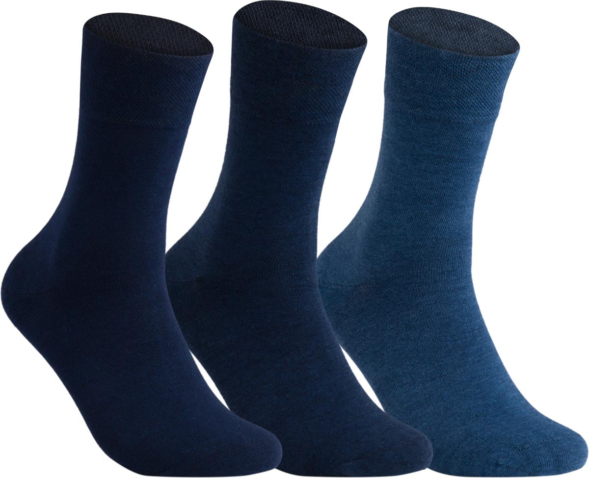 Herrensocken kurzer Schaft Softbund | 3 Paar