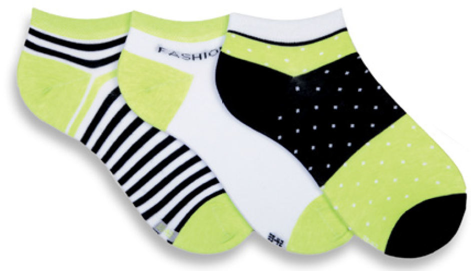 Sneakersocken Ringelmix | 3 Paar