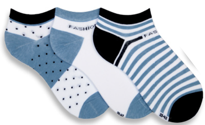 Sneakersocken Ringelmix | 3 Paar