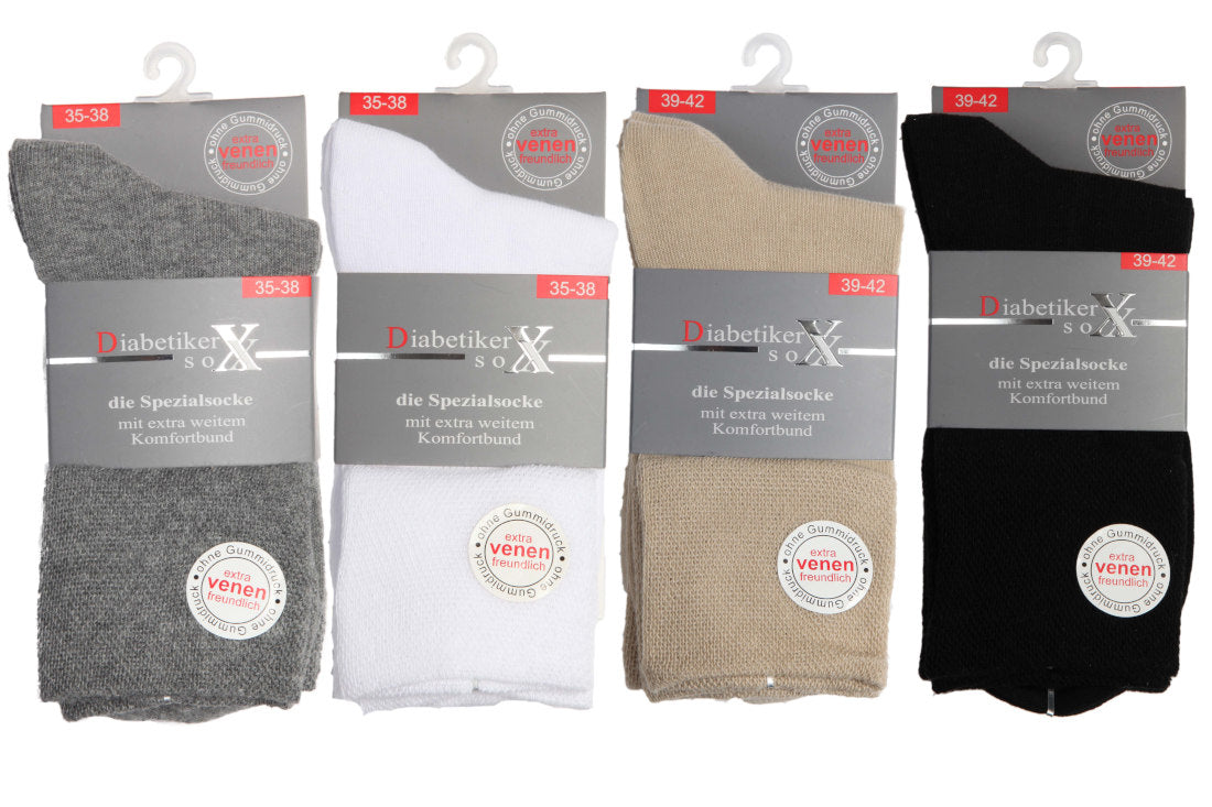 Socken für Diabetiker geeignet | 6 Paar