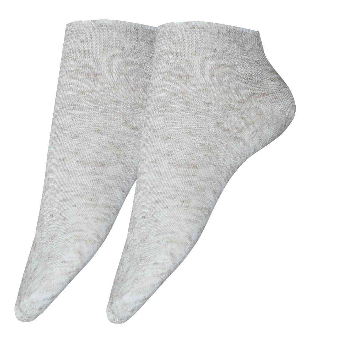 Kurzsocken mit Leinen für Damen | 3 Paar
