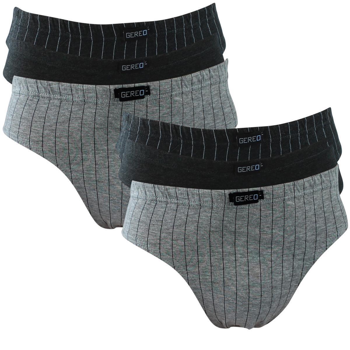 Herren Slip mit Streifen | 6 Stück