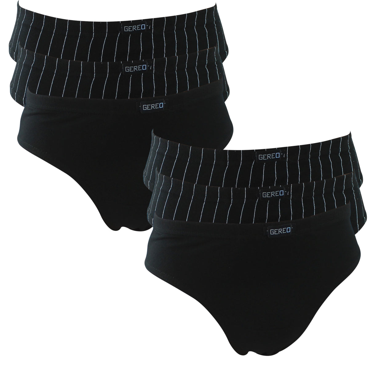 Herren Slip mit Streifen | 6 Stück