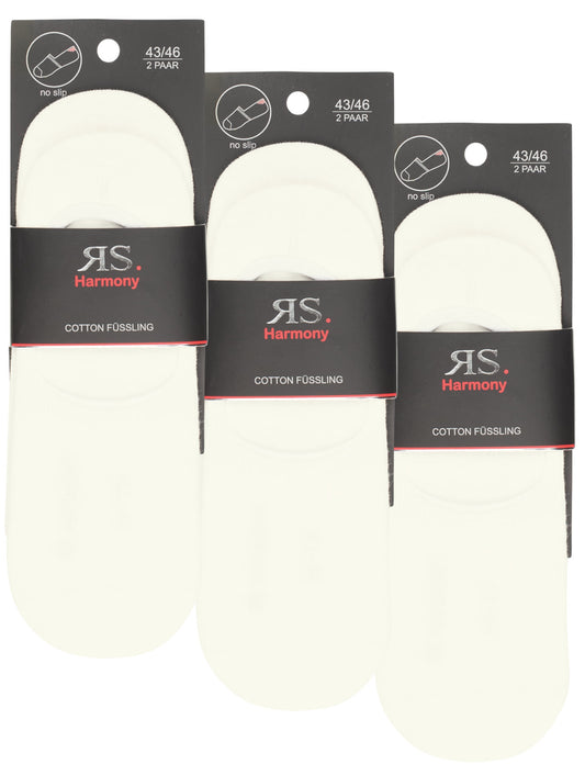 Füßli, Ballerina Socken weiß im 4er und 6er Sparpack