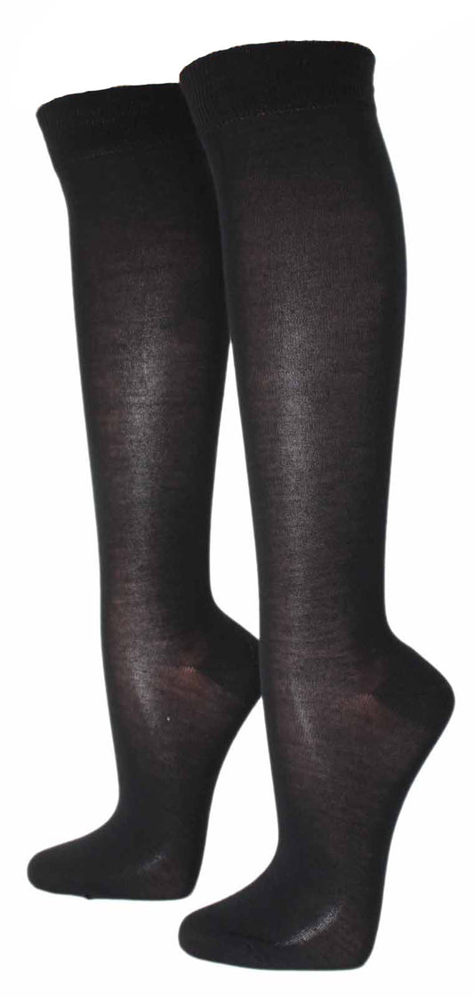 Kniestrümpfe mit Wolle und Seide