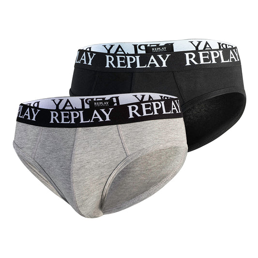Graue Herrenslips | 2erPack