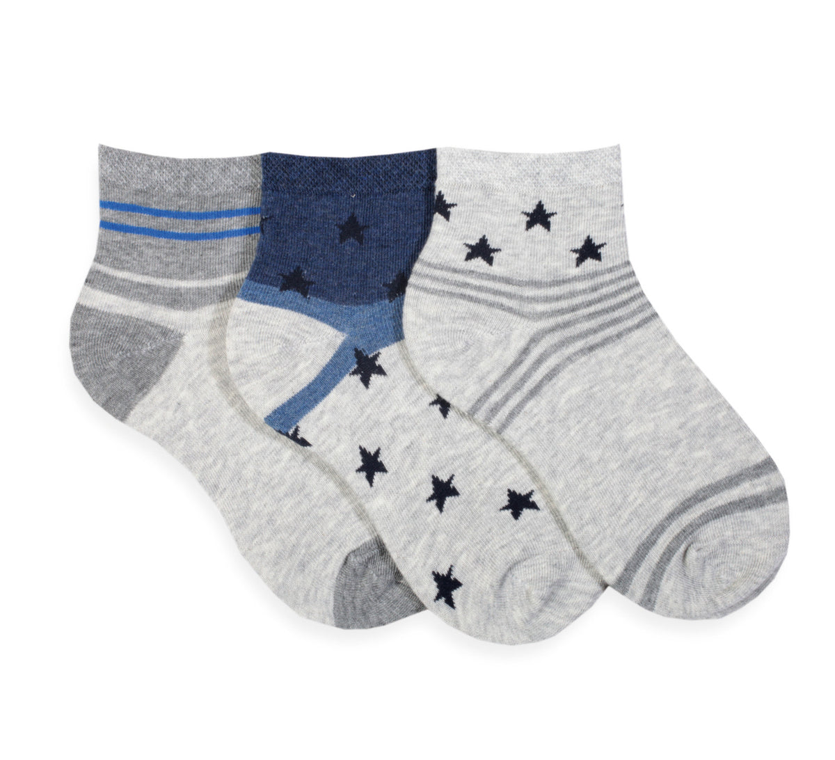 Kinder Kurzsocken Stars | 3 Paar