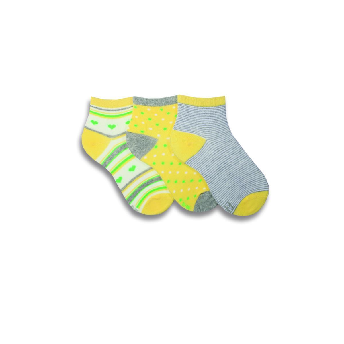 Kurzsocken für Kinder farbig | 3 Paar
