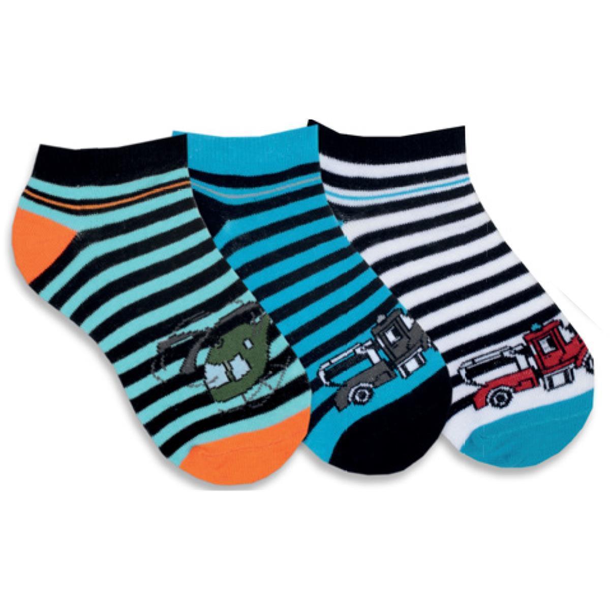 Kinder Sneakersocken Fahrzeug | 3 Paar