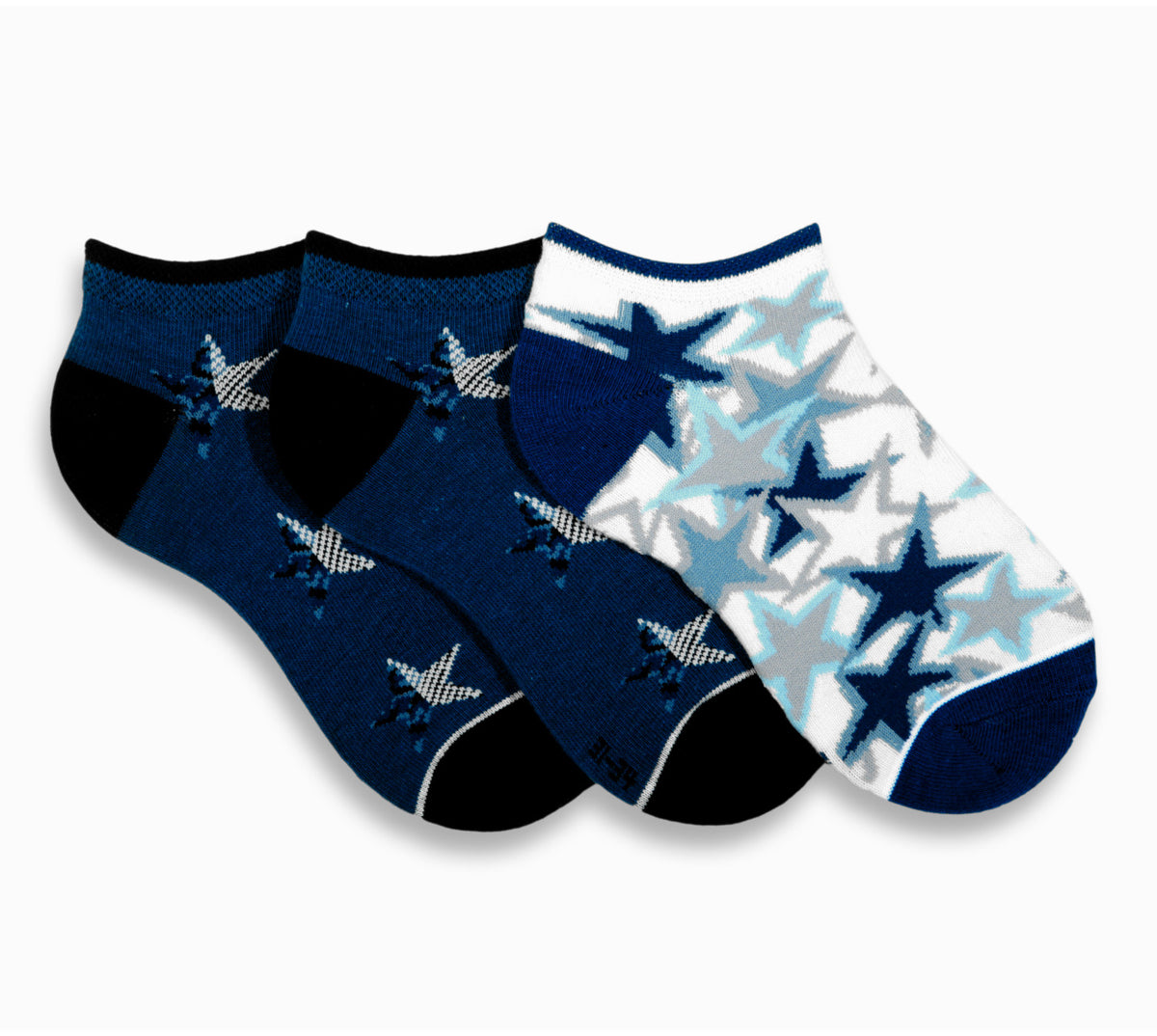Sneakersocken für Kinder mit Sternen | 3 Paar