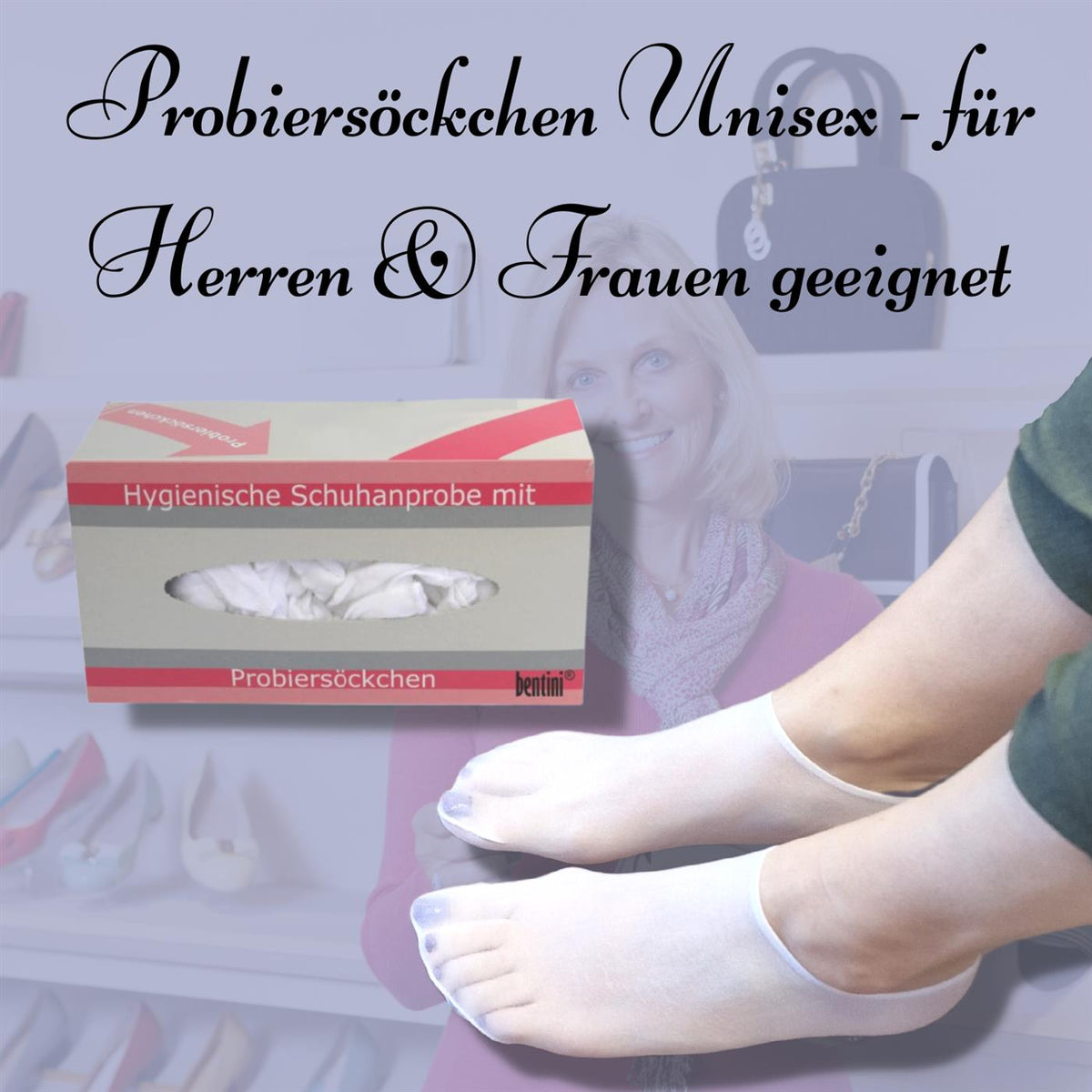 Bentini Probierstrümpfe | Probiersocken im Nachfüllbeutel