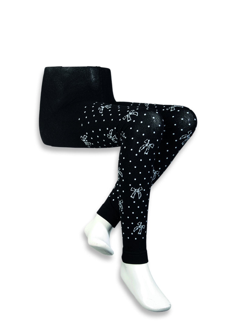 Thermo Leggings gemustert für Mädchen