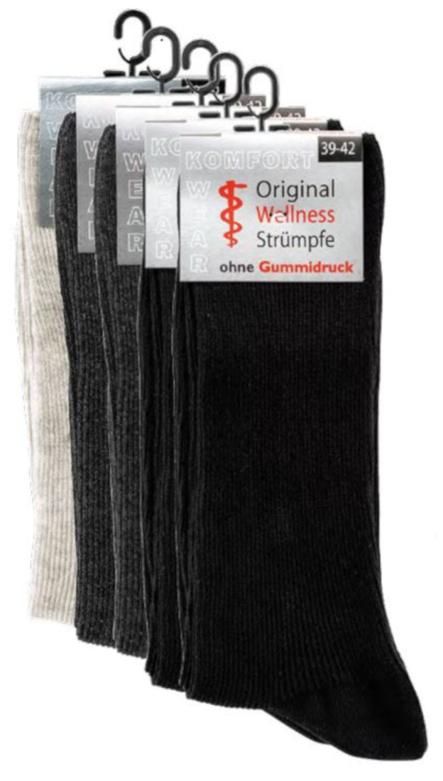 Socken ohne Gummidruck | 5 Paar