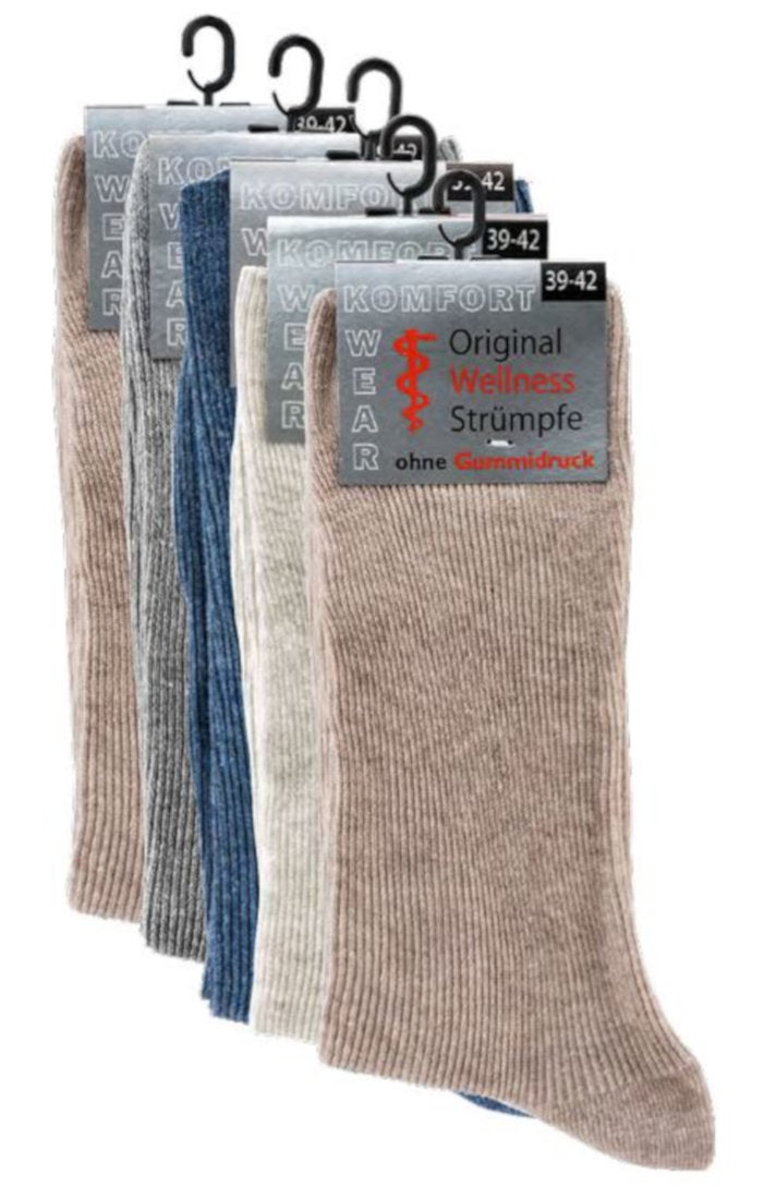 Socken ohne Gummidruck | 5 Paar