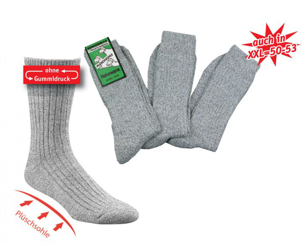 Wellness Socken mit Wolle | 3Paar