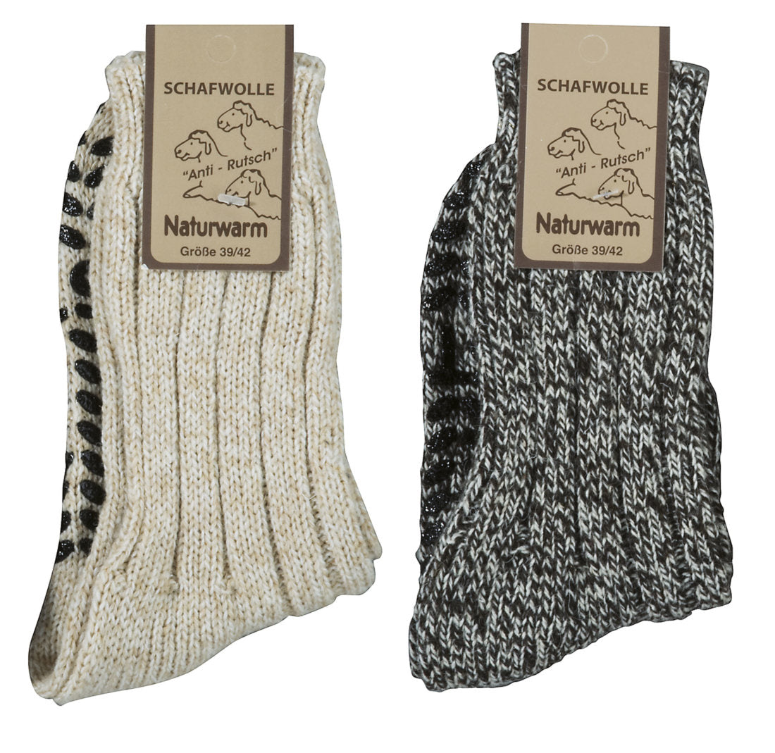 Norweger Socken mit Noppen | 2Paar