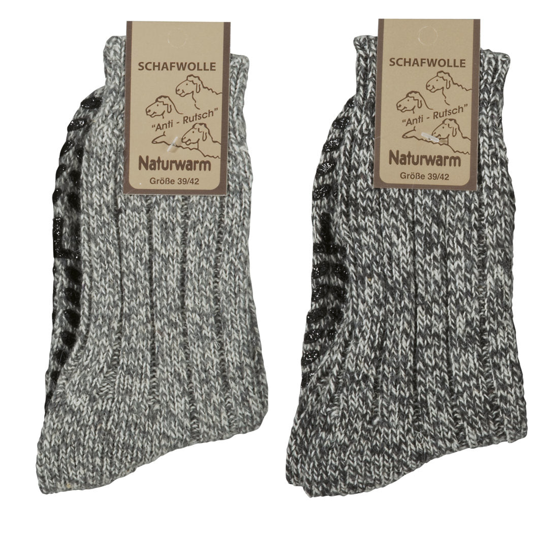 Norweger Socken mit Noppen | 2Paar